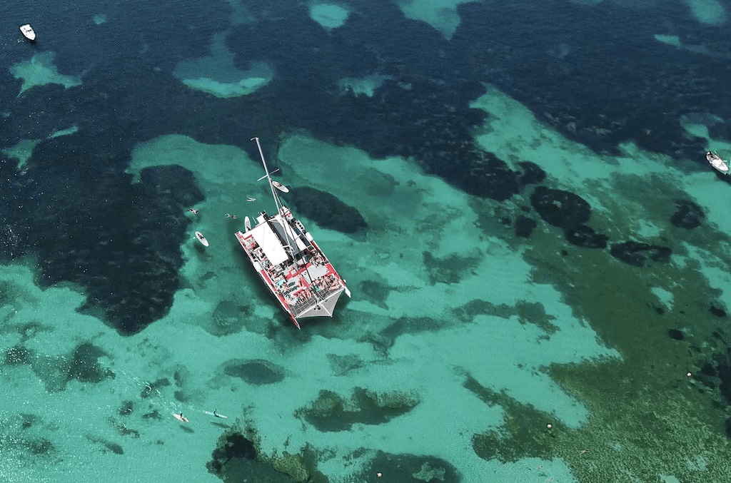 Catamaran Under Sail