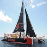 Catamaran Under Sail