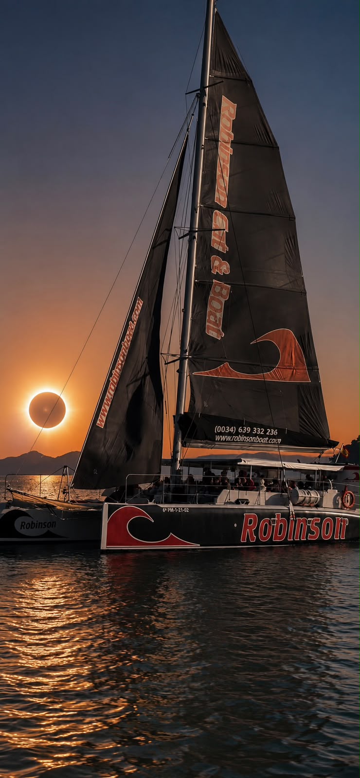 Eclipse at Sea