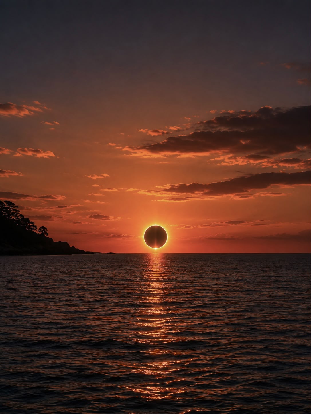Eclipse at Sea