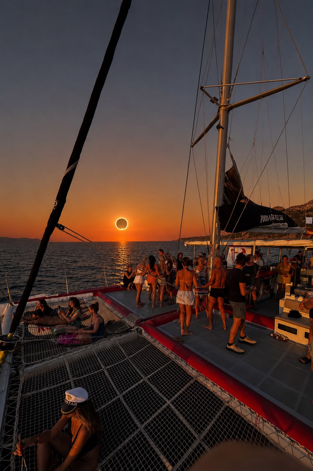 Eclipse at Sea