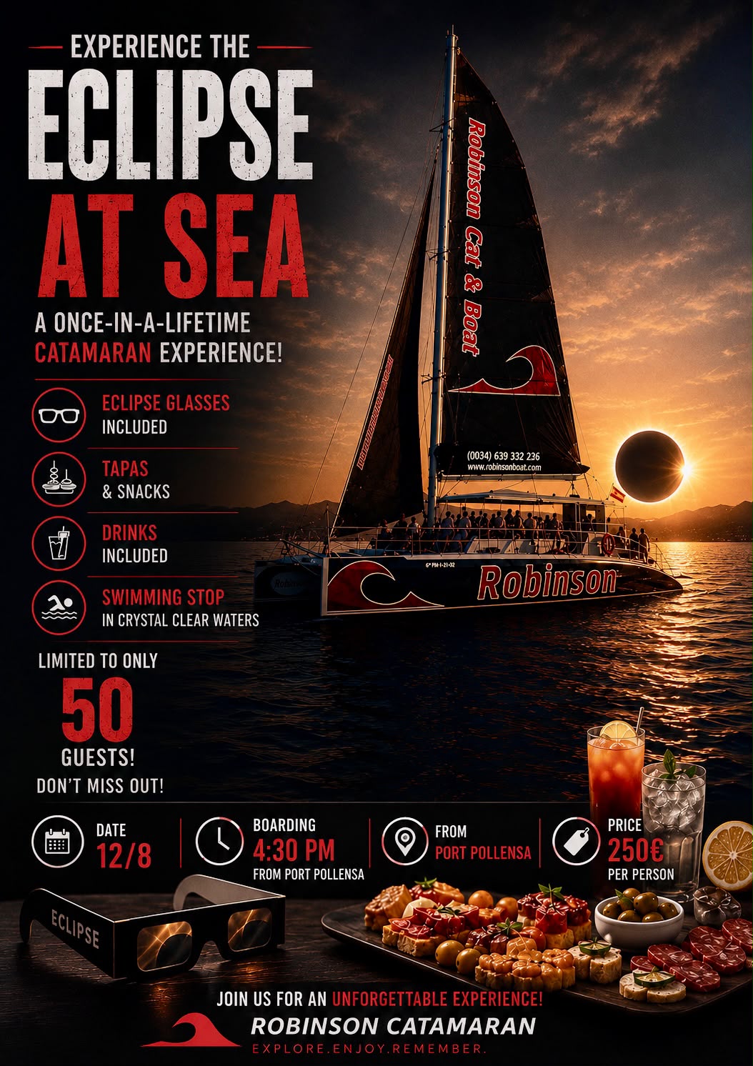 Eclipse at Sea
